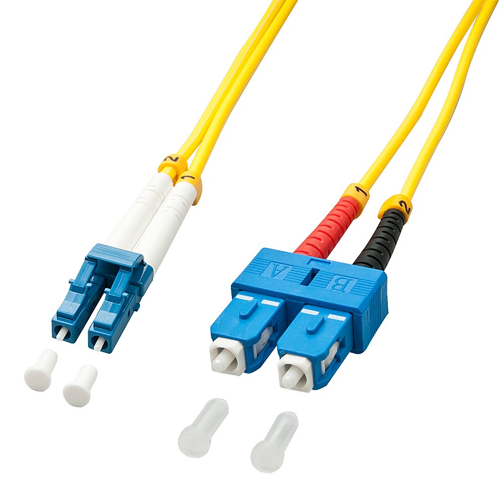 LINDY 15m LC-SC OS2 9/125 Fibre Optic Patch Cable