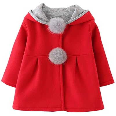 DORAMI Baby Girls Winter Autumn Cotton Warm Jacket Coat