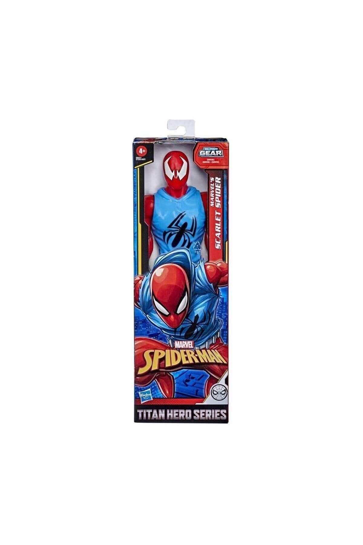 Marvel Spider-Man, Titan Hero Series Blast Gear Marvel’s Scarlet Spider 30 cm, Scale Super Hero Action Figure Toy