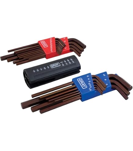 Jeu De Clés Hexagonales Allen Pliantes MAC Tools USA - TX7F - Métriques T10-T40 TORX