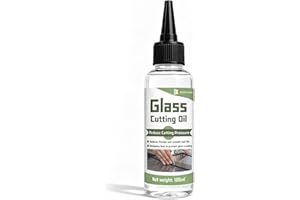 INNOVAYOU Glass Cutting Oil 3.38oz, Extends Cutter Life, Ensures Clean Cuts, for Stained Glass, Mirror & Tile