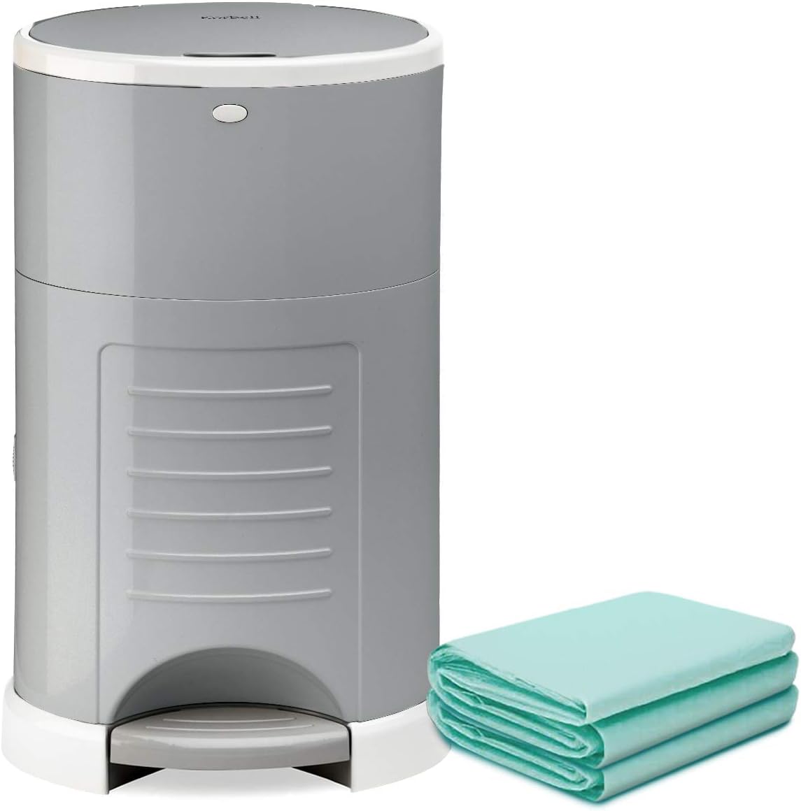 Korbell Classic Nappy Bin & Disposable Liner Bundle Lasting Up to 10