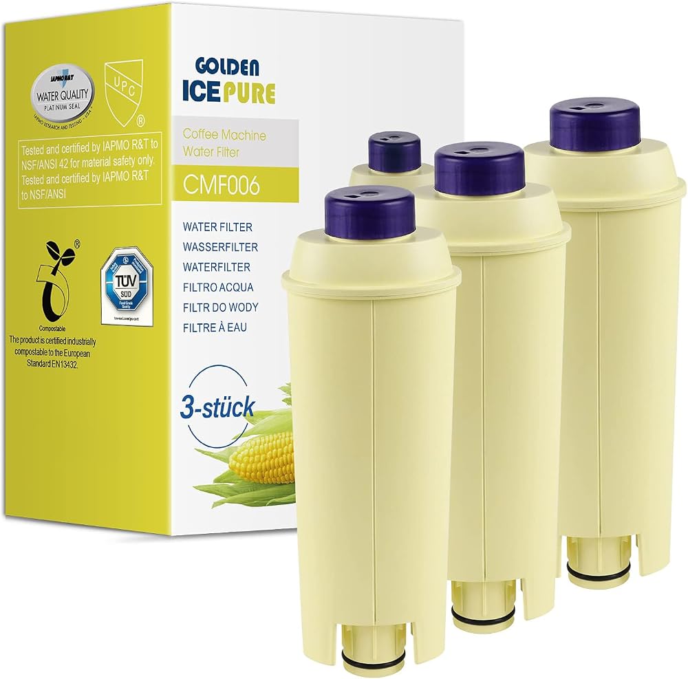 GOLDEN ICEPURE Water Filter for De'Longhi DLSC002 SER3017