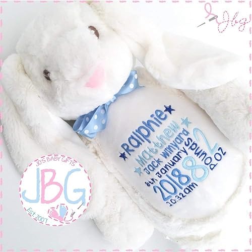 personalised bunny teddy
