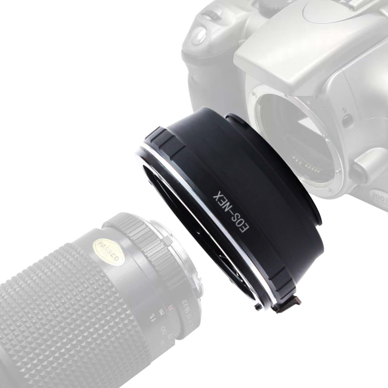 Compatible with for Canon EOS EF Lens to,for Sony E-Mount Camera A6300,A7,A7R, A7II,A7S, A7M2,A5100, A3000, A5000, A6000,NEX-7, NEX-6, NEX-5, NEX-3; NEX-5N,NEX-6, etc