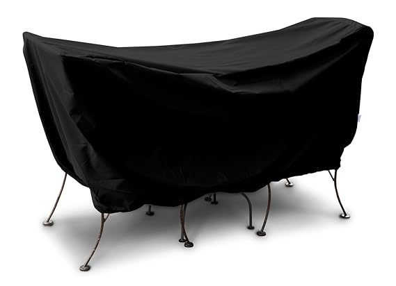 KOVERROOS Weathermax 71540 3-Piece Cafe Set Cover, 60-Inch Length by 30-Inch Width by 30-Inch Height, Black