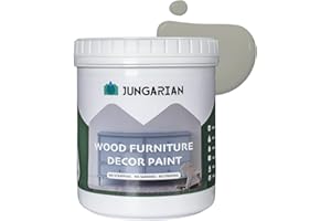Jungarian Furniture Paint 32oz - Water-based & Low Odor No Sanding All-in-One - Matte Finish Indoor Outdoor Wood Paint for Cabinets, Doors, Tables and Dressers, Clary Sage