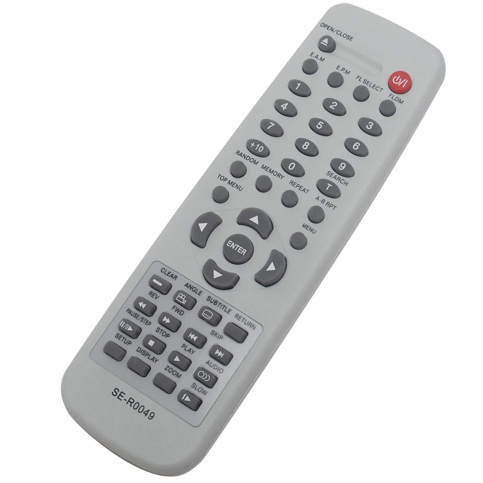 VINABTY SE-R0049 Replacement Remote Fit for Toshiba DVD Player SD-120E SD-220E SD-210E SD-210EB SD-330E SD-330ESB