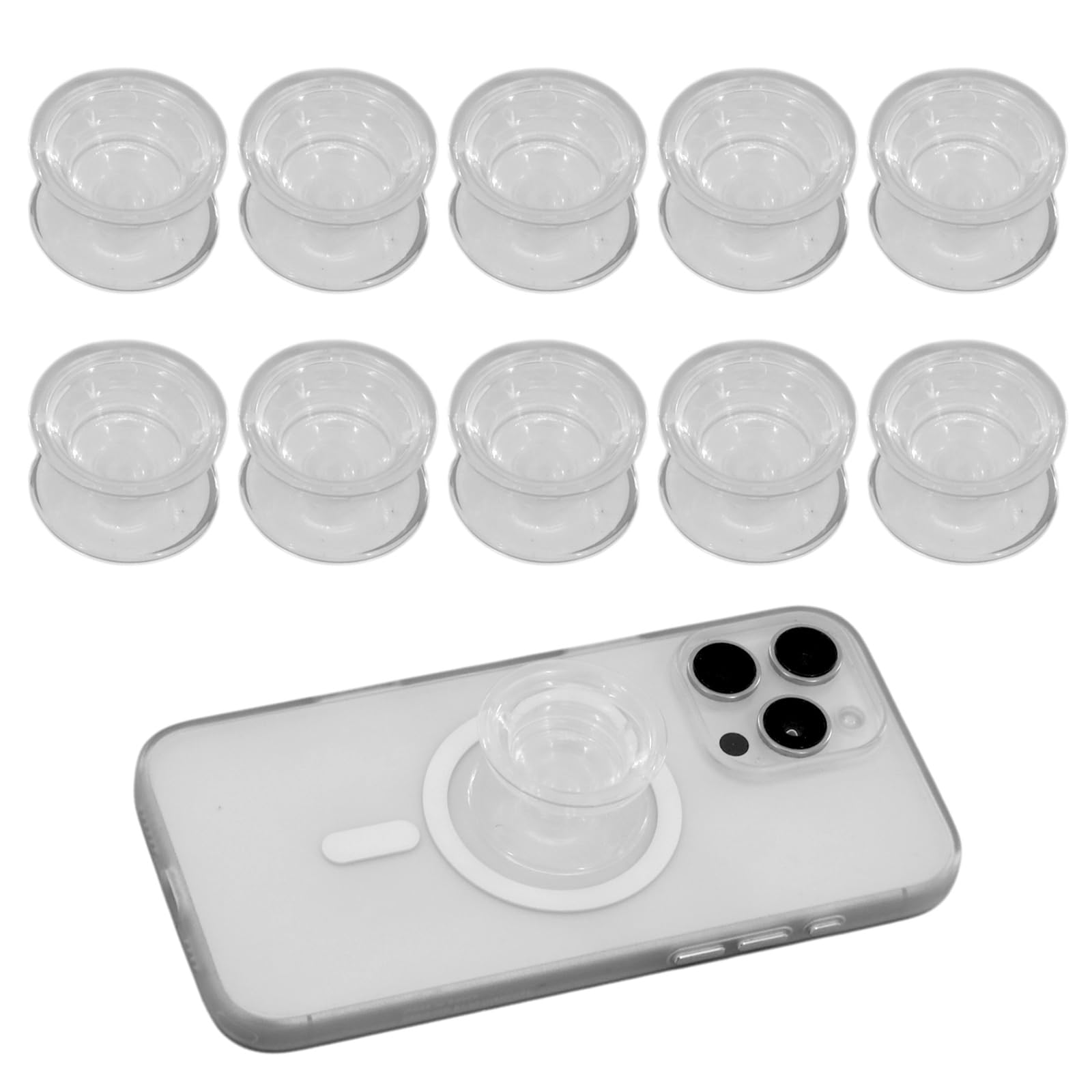 Photo 1 of 10 Pcs Expandible Collapsible Mobile Phone Grip Stand Holder, Self-Adhesive Adhesive on The Bottom, Suitable for Mobile Phones, Tablets and Other Electronic Devices