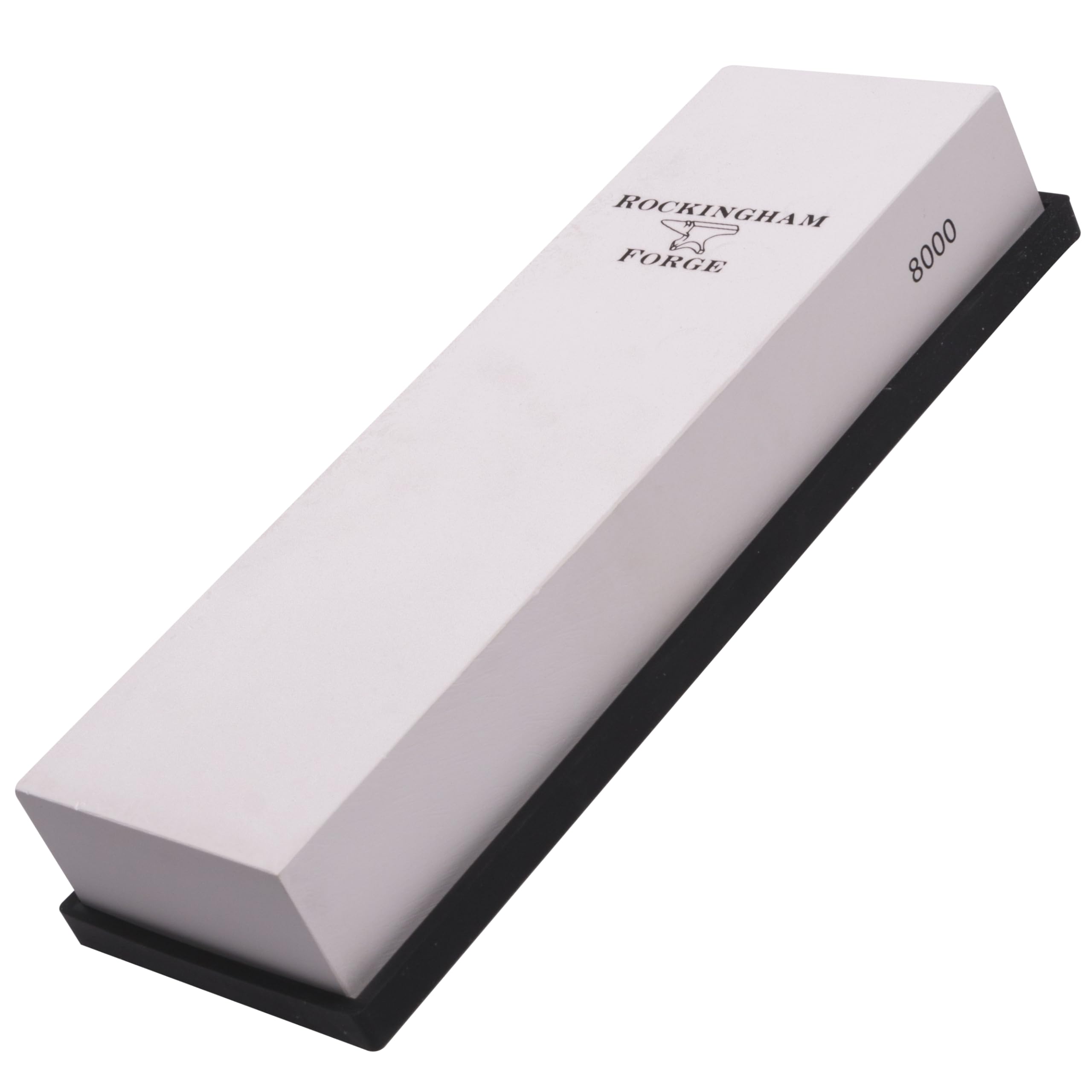 Rockingham Forge SUPERSHARP PRO Whetstone, Superfine 8000 Grit - Professional Knife Sharpening Stone with Non-Slip Base, 24x8x4cm – Durable Wider & Thicker Kitchen Knife Sharpener for Regular use