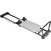 Stamina Products AeroPilates 287 Pilates Reformer Machine | Home Gym Workout Equipment with Cardio Rebounder, Padded Foot Bar, and 3 Resistance Cords