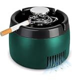 cigarette smoke eater ashtray GOYISEE 2 in 1 Smokeless for Cigarettes Indoor, Air Purifier Multifunctional Smokeless Ashtray, Best for Car Office or Home, USB Charging with 8 Pack Filter, Green : Automotive and ammonia YOWOMTA Smokeless Ashtray Indoor,Multifunctional Air