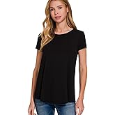 Zenana Flowy Short Sleeve Top