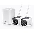 Swann MaxRanger 4K Wireless NVR Security System 2-Cam, Cameras with Solar Panels, Longest Range Wi-Fi Outdoor, Person Vehicle Detection, Color Night Vision, Wire Free, Local Storage, No Monthly Fee
