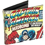 Marvel Comics Men's Captain America Comic Book Wallet