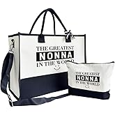 SUSZDOU Nonna Bag - Canvas Tote for Women, Beach & Daily Use, Keepsake for Any Occasion