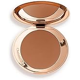 Charlotte Tilbury Airbrush Matte Bronzer - Smoothing & Blurring Powder Bronzer with an Airbrush Finish - Refillable Makeup Infused with Silky Mica & Hyaluronic Acid
