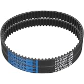 uxcell 2pcs HTD-5M Rubber Timing Belt 71Teeth, 355mm Lw x 15mm W x 3.6mm H | Closed Loop Pulley Timing Belt