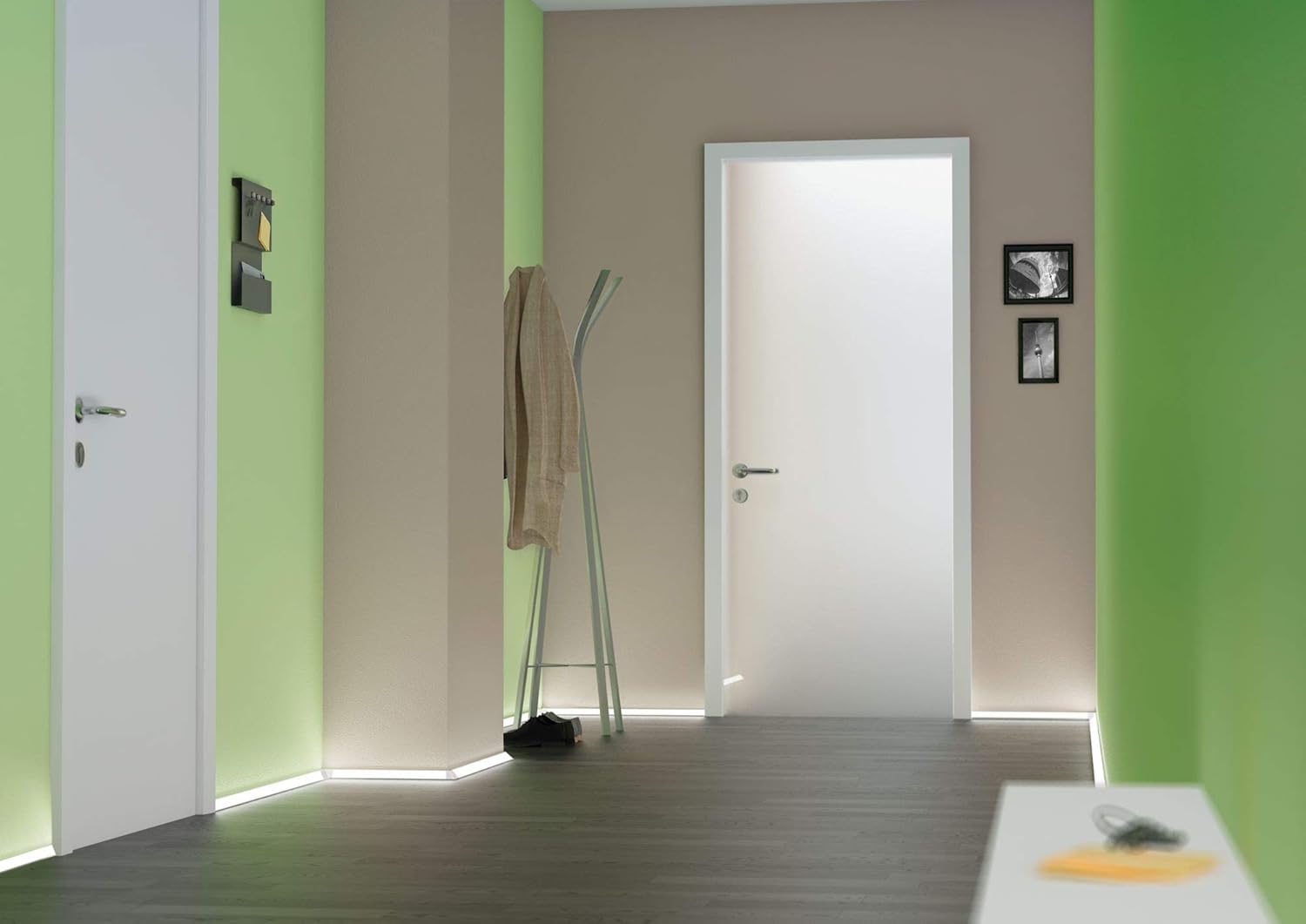 Paulmann 70263 Delta Profile Cover conceals Profile Edges 4-Pack Delta Profile Accessory Satin Plastic can be Combined with YourLED and MaxLED Strips - Image 5