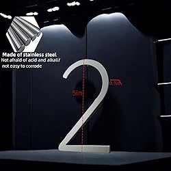 TILUODA Self-adhesive house number 5