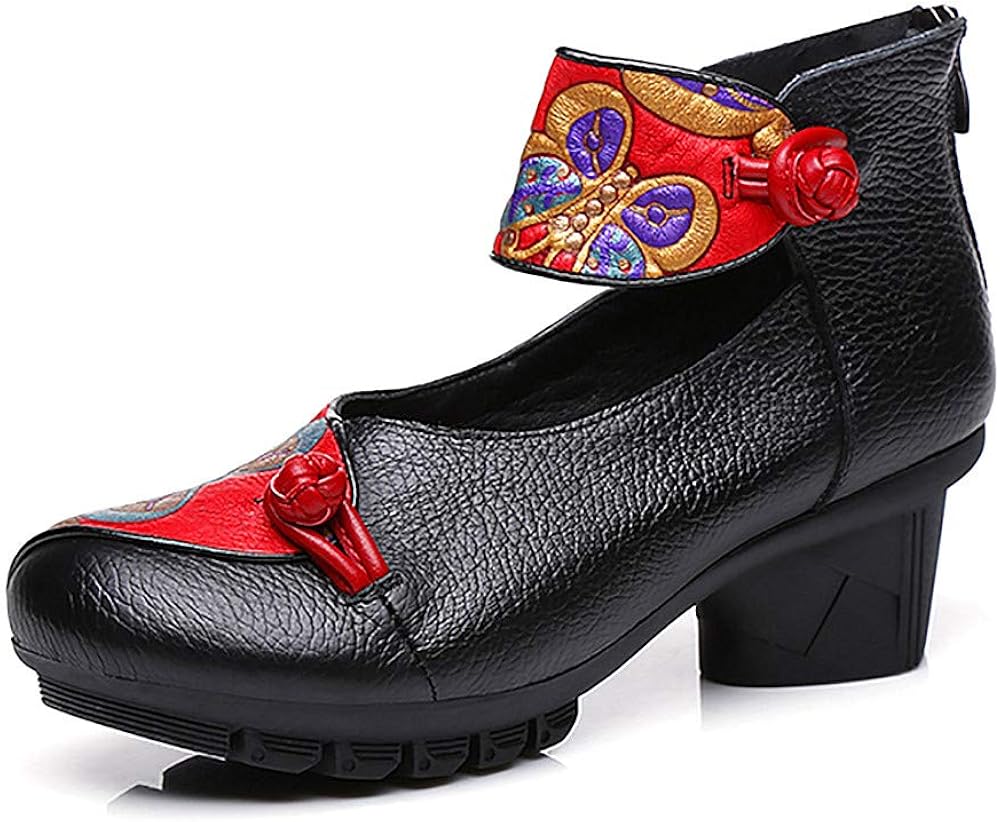 floral pattern pumps