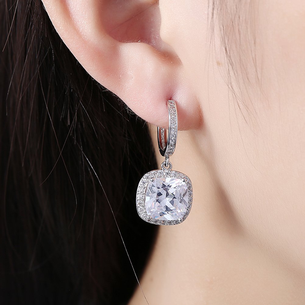 yellow chimes white sparkling crystal drop earrings for women (white) (ycfjer-163bndedg-wh)