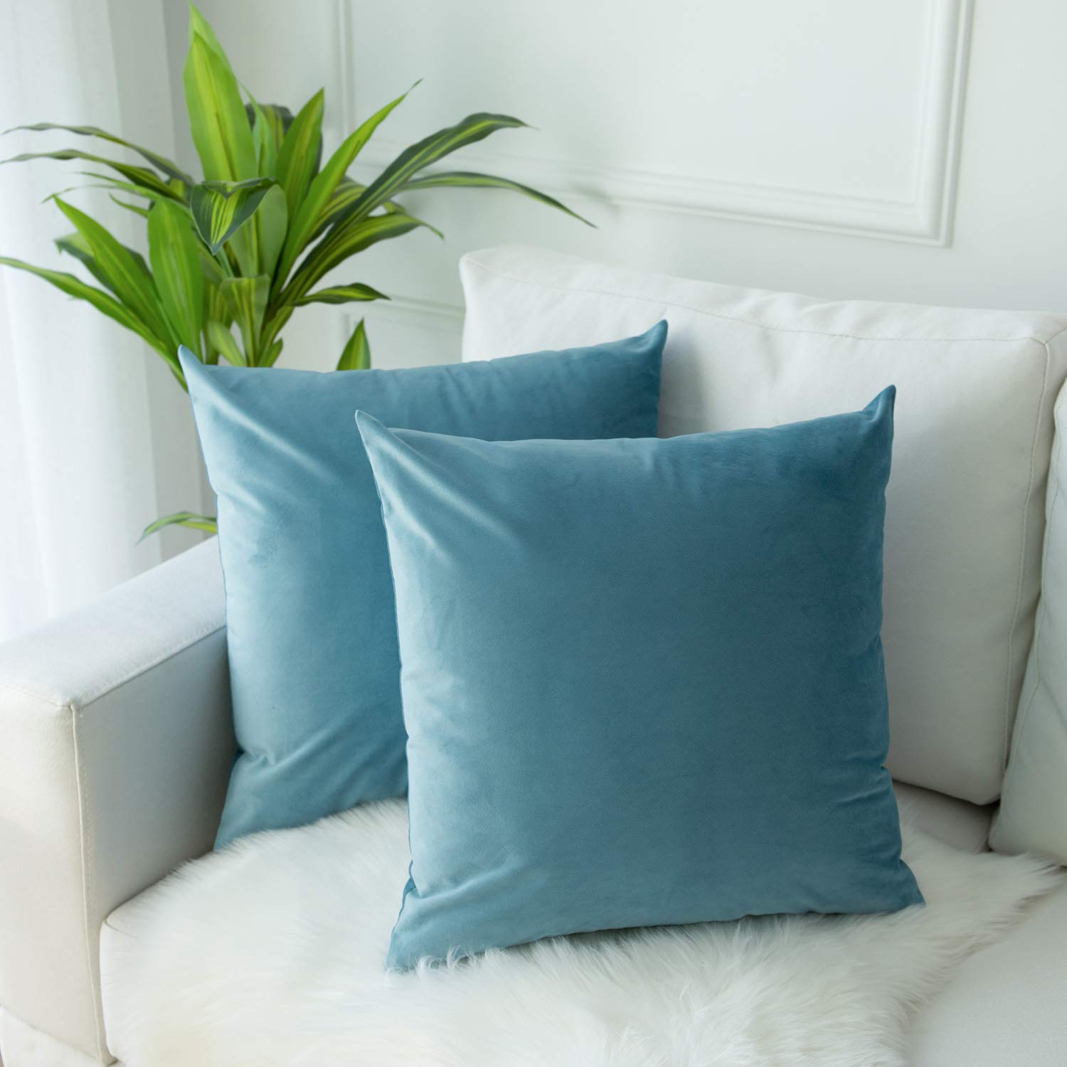 Best sky blue living room couch