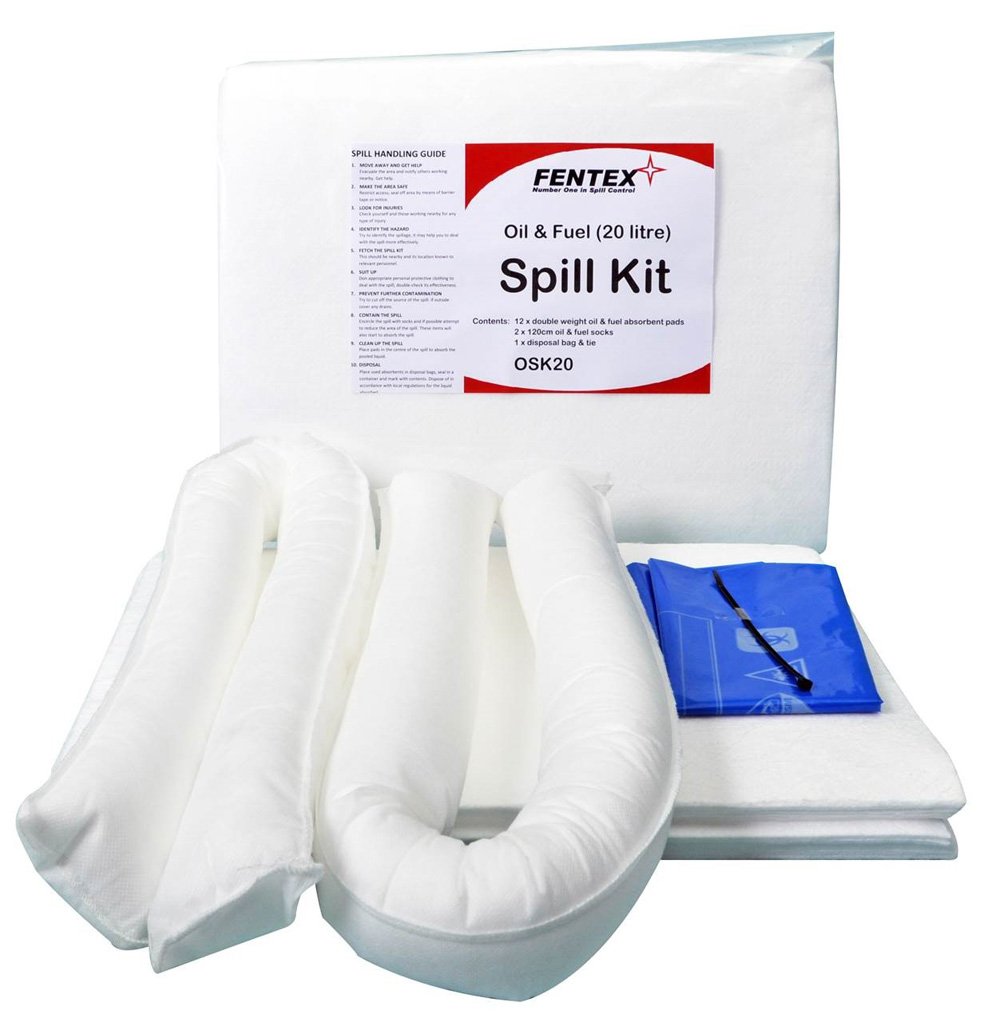 Beeswift OSK20CT Fentex OIL & FUEL SPILL KIT 20LTR