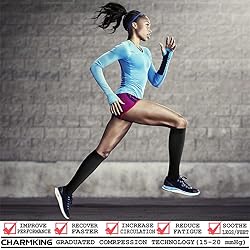 CHARMKING Compression Socks for Women & Men
