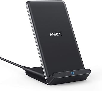 Amazon Com Anker Wireless Charger 10w Max Powerwave Stand Upgraded Qi Certified Fast Charging Iphone 12 12 Mini 12 Pro Max Se 11 11 Pro 11 Pro Max Xr Xs Max Galaxy S S10