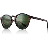 SUNGAIT Classic Vintage Round Polarized Sunglasses for Women Men Retro Style UV400