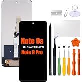Replacement for Xiaomi Redmi Note 9 pro | Note 9s LCD Screen for Redmi note9 Pro note9s M2003J6B2G M2003J6A1G LCD Touch Screen Display Panel Digitizer Assembly with Repair kit