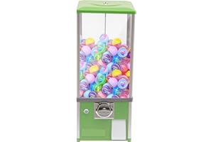 BJTDLLX Commercial Vending Machine, 25 Cent Coin Operated Metal Candy Dispenser Machine Candy Vending Machine Prize Machine for Game Rooms, Amusement Parks, Retail Stores - Light Green