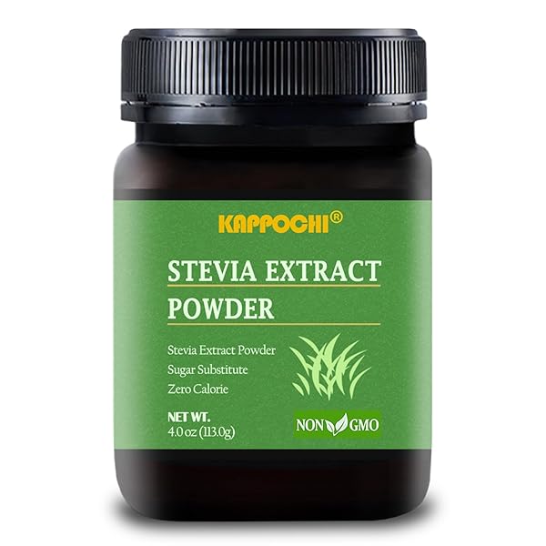 KAPPOCHI STEVIA POWDER, PURE STEVIA POWDER, 6.0OZ(170.0G), GREAT...