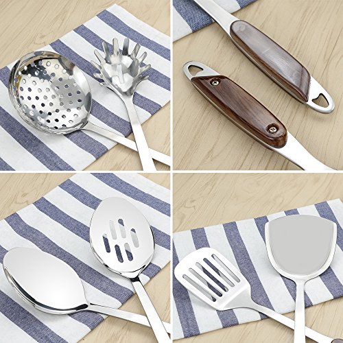 Nicesh 10-Piece Kitchen Utensils Set, Stainless Steel Cooking Tools and Gadgets