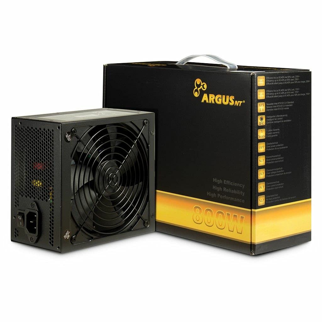 Inter-Tech ArgusNT GPS-800 800W 20+4 Pin ATX ATX Power Supply Black