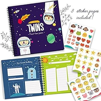 twin baby memory book