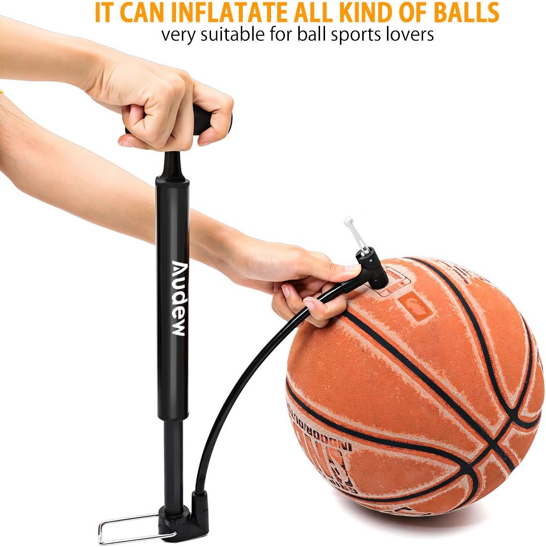 Audew 160 PSI Mini Bike Pump for Presta and Schrader : Sports & Outdoors
