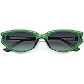 VANLINKER Polarized Trendy Fashion Small Oval Cat Eye Sunglasses for Women 2025 Retro Vintage Shades VL9863