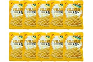 ADDERENITY Honey Butter Grilled Squid 300g (30g X 10Packs), Sweet And Savory Korean Dried Squid