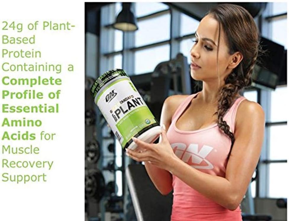 Optimum Nutrition Gold Standard 100% Plant Based Protein Powder, Vitamin C for Immune Support, Vanilla, 1.51 Pound: Health & Personal Care