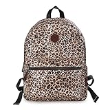DGY Girl's Casual School Backpack Cute Student Bags Campus Satchel 133C Brown