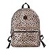 DGY Girl's Casual School Backpack Cute Student Bags Campus Satchel 133C Brown