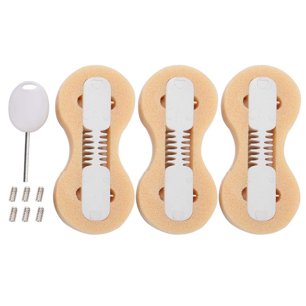 EVTSCAN Plastic Fusion Fin Box Surfing Board Fcs Fusion Fin Box Surfboard Fins Surf Fin Fcs Plugs Black (3pcs)(White)