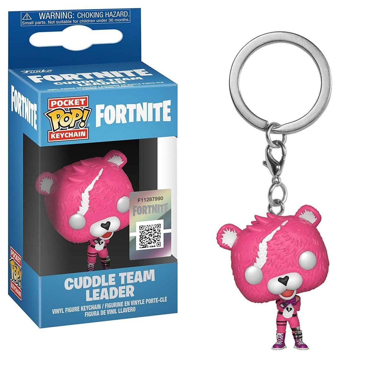 Funko POP! Keychain: Fortnite - Cuddle Team Leader Novelty Keyring - Collectable Mini Figure - Stocking Filler - Gift Idea - Official Merchandise - Video Games Fans - Backpack Decor