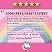 Unicorn Party Supplies | Gaint Unicorn Balloon | Party Favors with 26 Colorful Latex, Mylar Balloons, Birthday Banner, Unicorn Horn Glitter Headband, Air Pump & String in Box