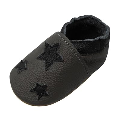 YIHAKIDS Weiche Krabbelschuhe Babyschuhe Lauflernschuhe Kleinkind Lederschuhe Hausschuhe Lernlaufschuhe