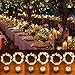 LED String Lights, Jeasun Candle Indoor/Ourdoor Micro LED Lights, 2m/6.5ft,Warm White Color, Battery Operated, Holiday DIY Decor Fairy Lights for Halloween Xmas New Year