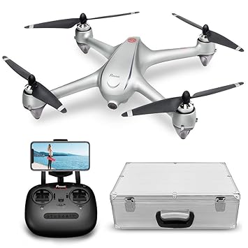 Potensic Drohne Brushless Motor Dual GPS 1080P Weitwinkel-Kamera mit 5,0 GHz 16 min Flugzeit mit Box mehre Funktionen One Key