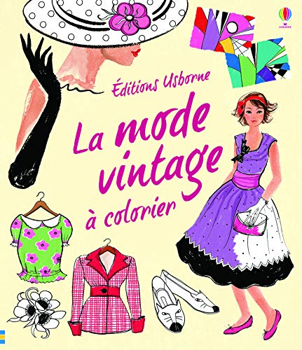 la mode retro à colorier by Ruth Brocklehurst